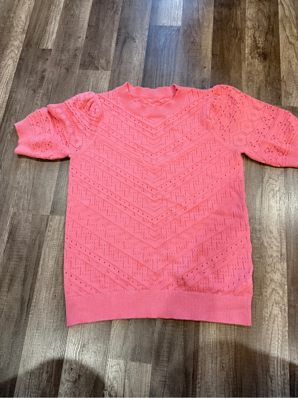 Caramitty Short-Sleeve Knit Sweater - Picture 2 of 10
